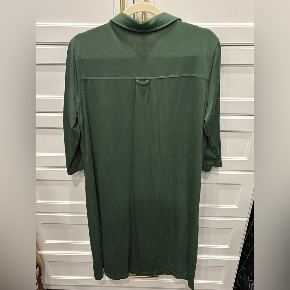 NWOT Persifor Dark Green Long Sleeve Dress. Size XL